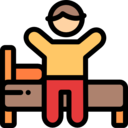 miscellaneous,people,bed,sitting,morning,wake up,arms,stretching,waking up